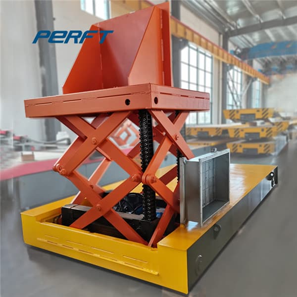 80 Ton Electric Flat Cart For Steel Mills